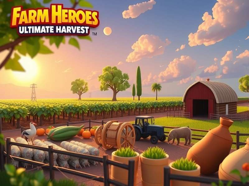 Farm Heroes Ultimate Harvest Indian Farm Scene